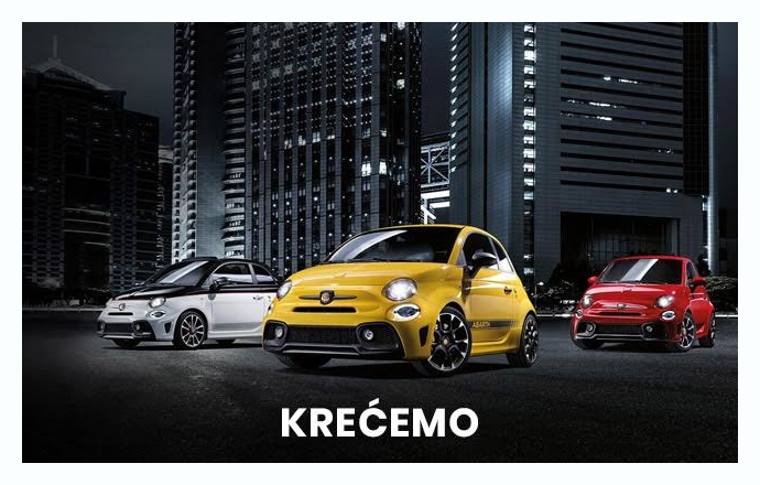 Premijerno predstavljamo zvaničnu ABARTH veb stranicu za lokalno tržište