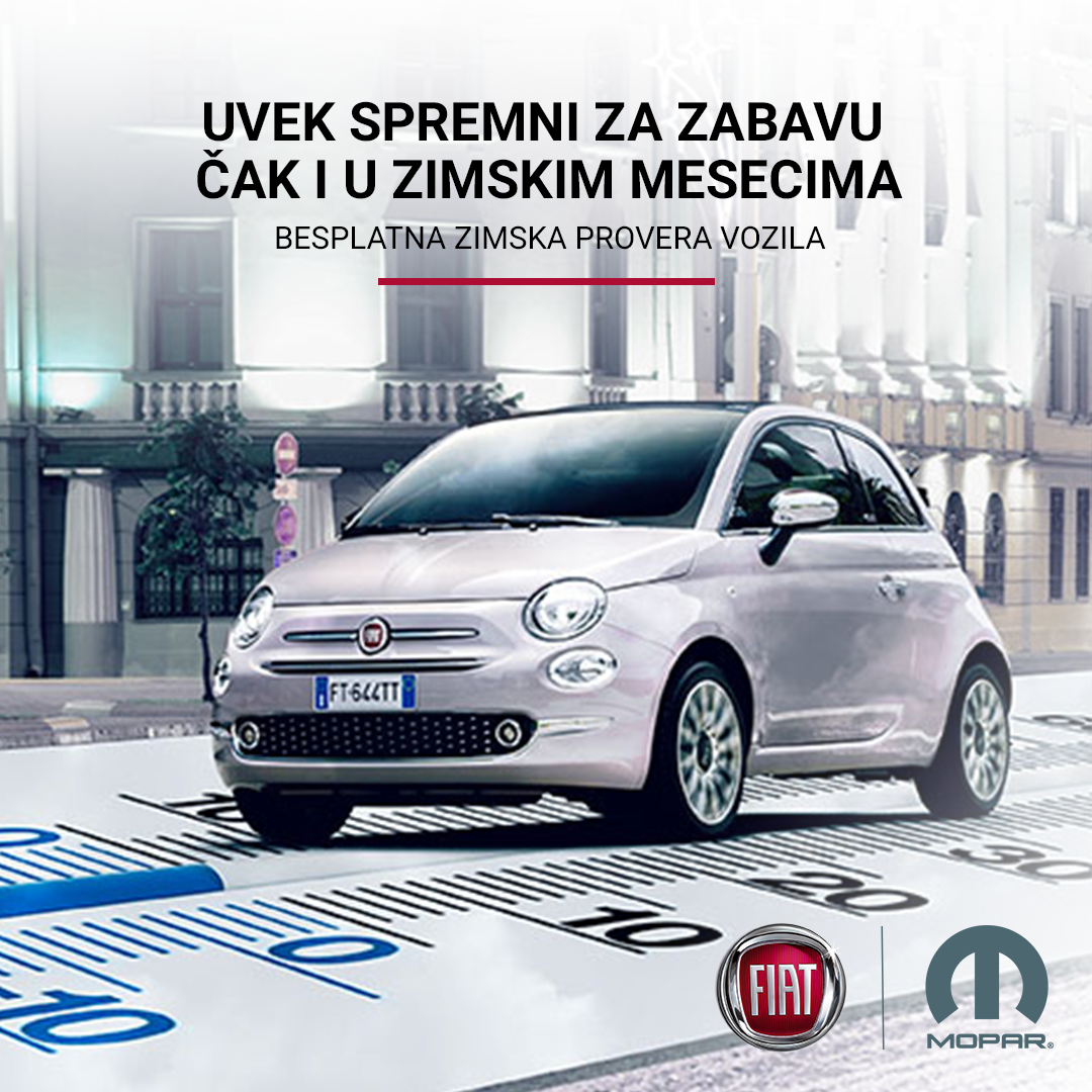 FCA/Mopar zimska akcija besplatne provere vozila