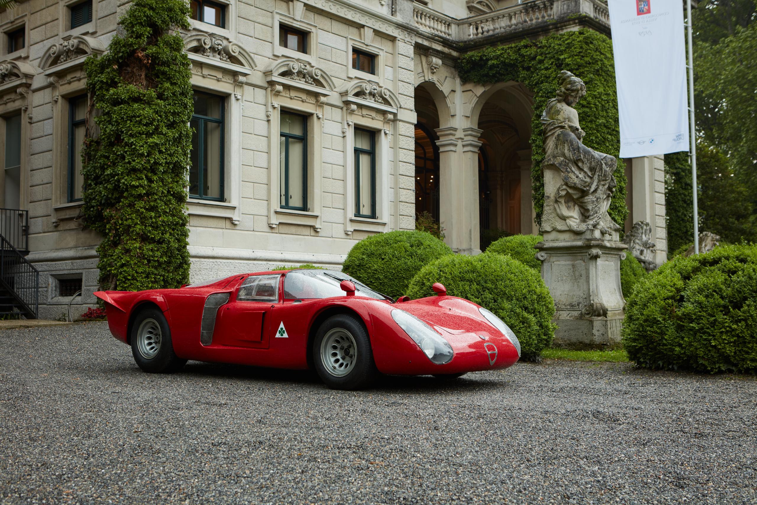 Alfa Romeo 33 - zvezda na ''Concorso d'Eleganza Villa d'Este''